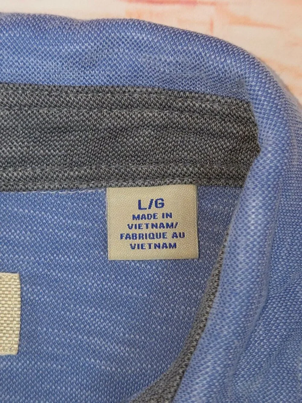Tommy Bahama Mens Blue Polo Shirt Large Large